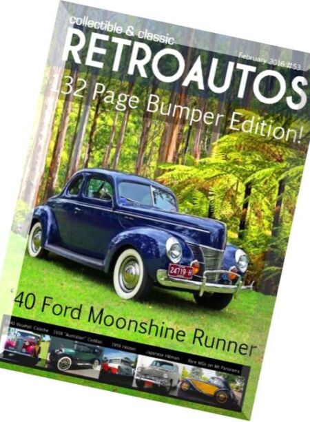 RetroAutos – February 2016 Cover