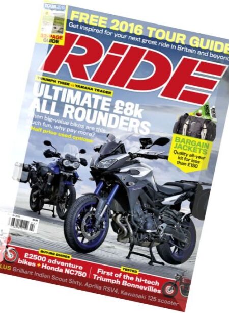 RiDE – March 2016 Cover