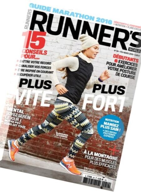 Runner’s World – Fevrier-Mars 2016 Cover