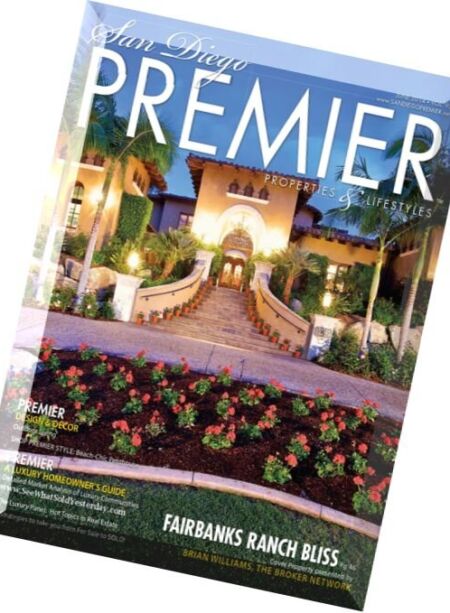 San Diego PREMIER Properties and Lifestyles – June 2014 Cover
