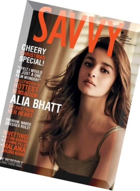 Savvy – December 2015 Cover