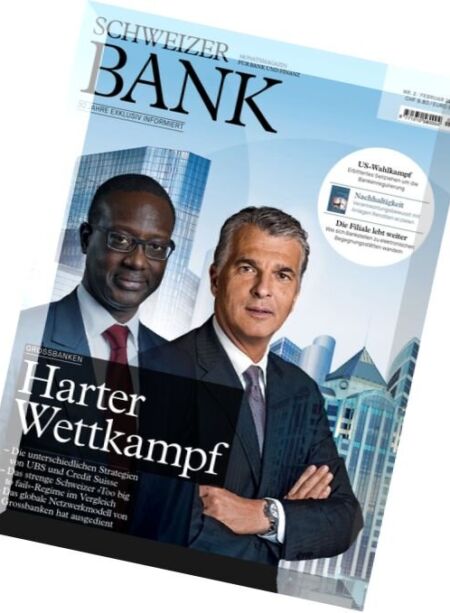 Schweizer Bank – Februar 2016 Cover