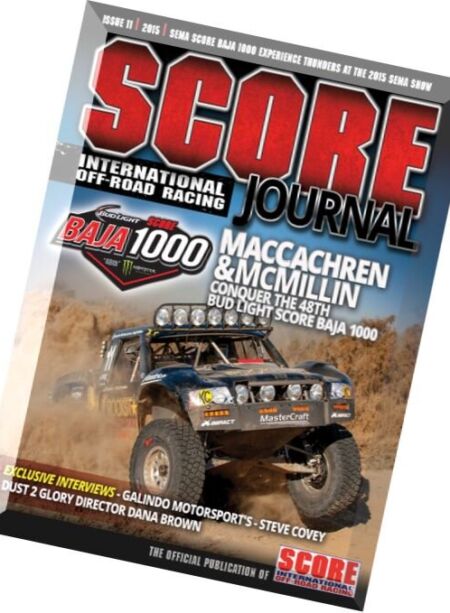 SCORE Journal – Issue 11, 2015 Cover