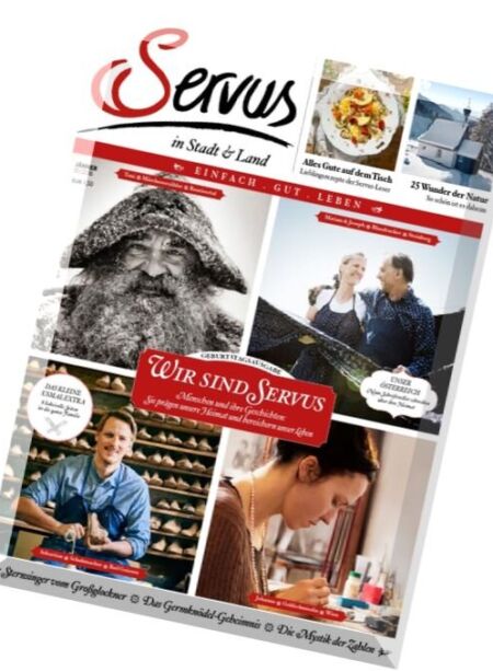 Servus – Januar 2016 Cover