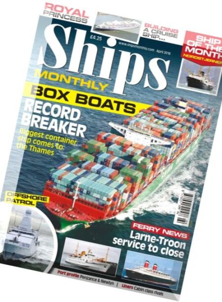Ships Monthly – April 2016 Cover