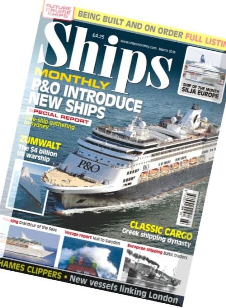 Ships Monthly – March 2016 Cover