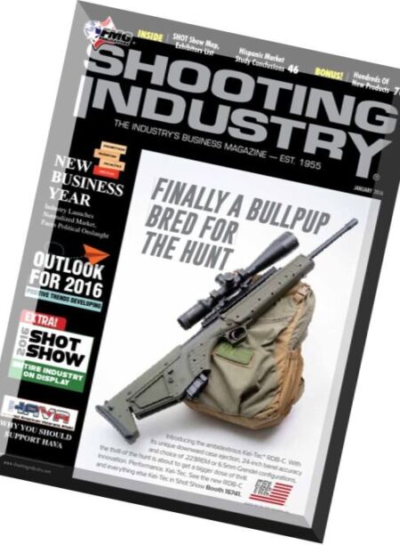 Shooting Industry – January 2016 Cover