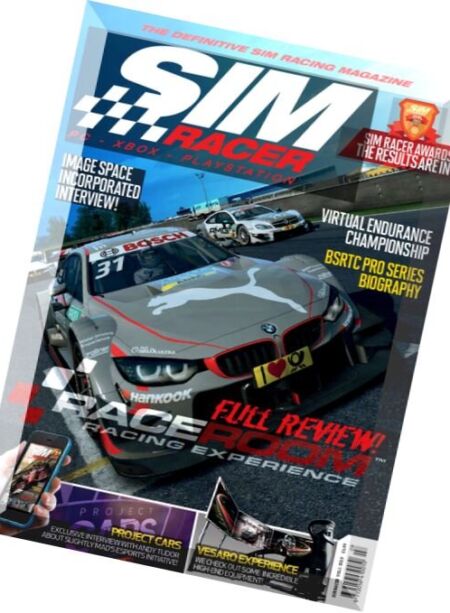 Sim Racer – Volume 1 Issue 9, 2016 Cover