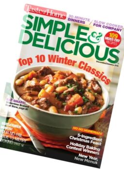 Simple & Delicious – December 2015 – January 2016