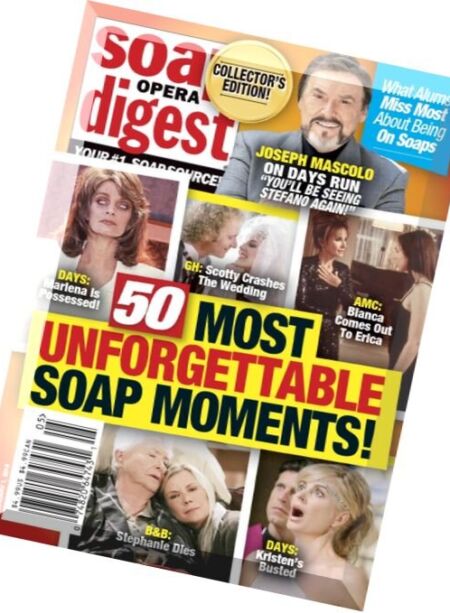 Soap Opera Digest – 1 February 2016 Cover