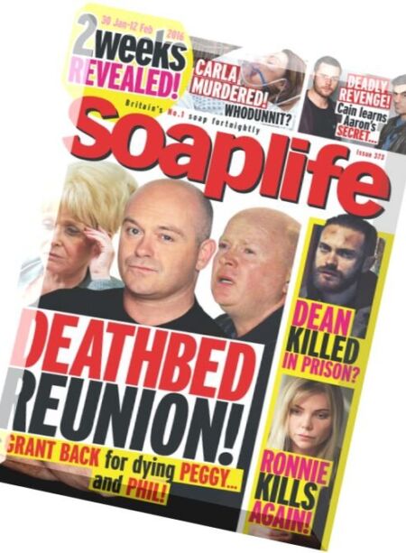Soaplife – 30 January 2016 Cover