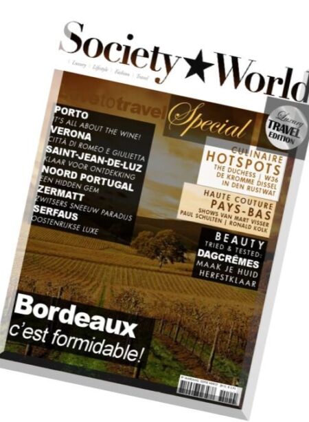 Society World – Autumn 2015 Cover