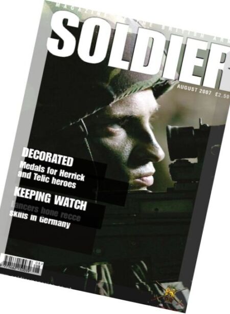 SOLDIER – August 2007 Cover