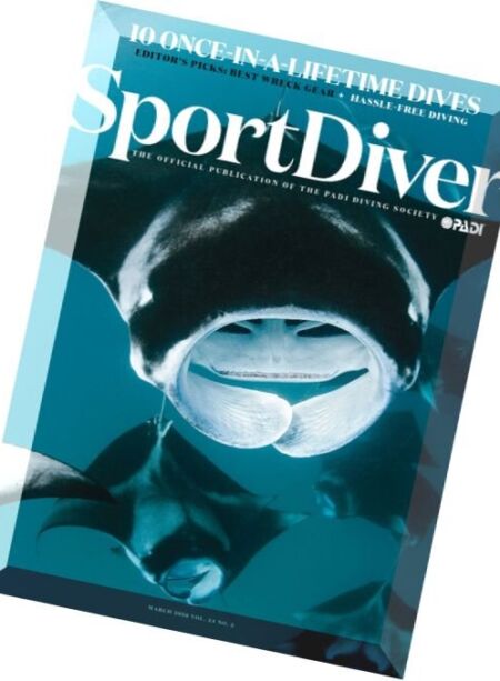 Sport Diver – March 2016 Cover
