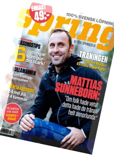 Spring – Nr.1, 2016 Cover