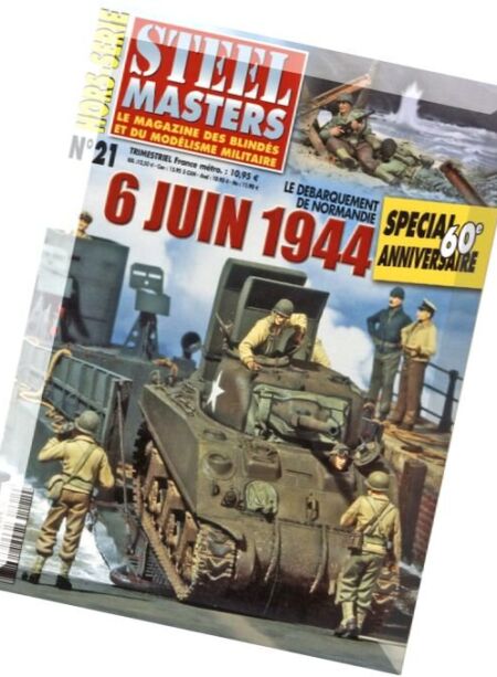 Steel Masters – Hors-Serie N 21, Le Debarquement de Normandie 6 juin 1944 Cover