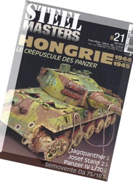 Steel Masters – Thematiques N 21, Hongrie 1944-1945 Cover