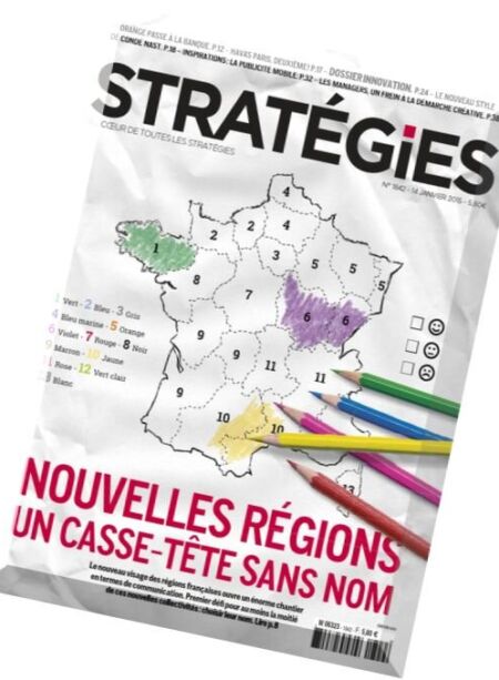 Strategies – 14 Janvier 2016 Cover