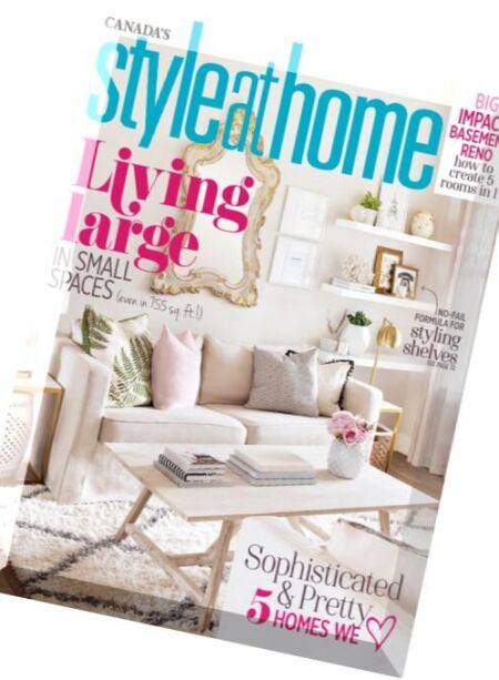 Style at Home Canada – March 2016 Cover