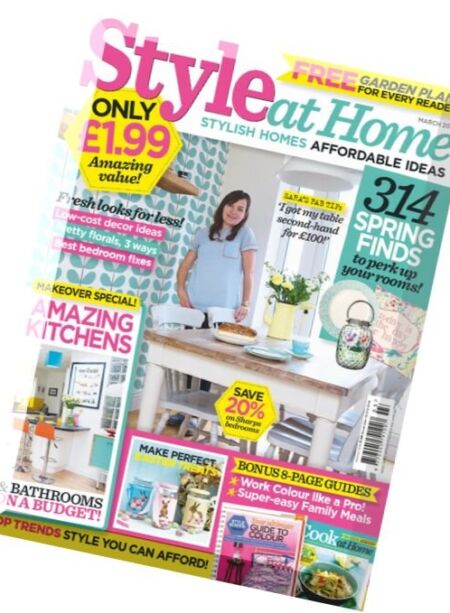 Style At Home UK – March 2016 Cover