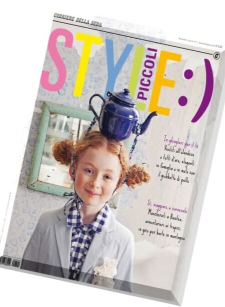 Style Piccoli – Gennaio-Febbraio 2016 Cover
