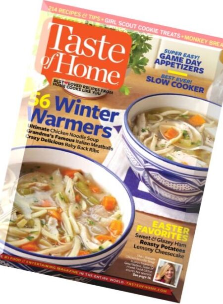 Taste of Home – February-March 2016 Cover