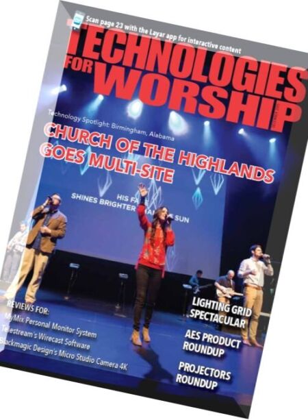Technologies for Worship Magazine – December 2015 Cover
