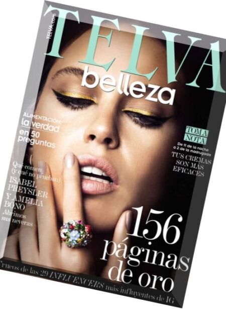 Telva Belleza – Febrero 2016 Cover