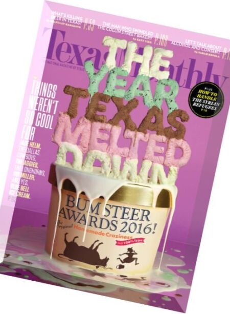Texas Monthly – January 2016 Cover