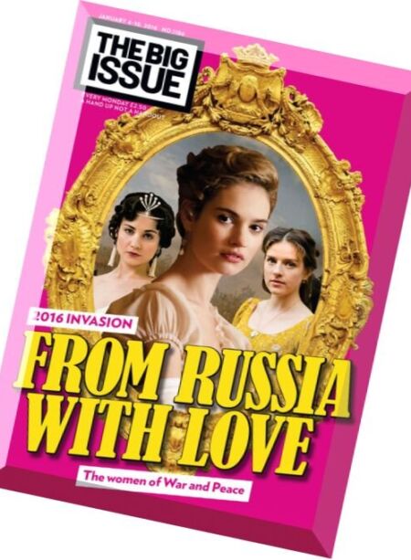 The Big Issue – 4 January 2016 Cover