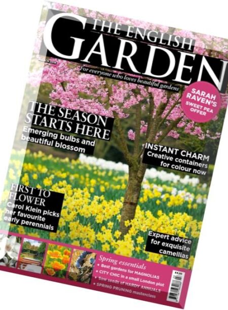 The English Garden – March 2016 Cover