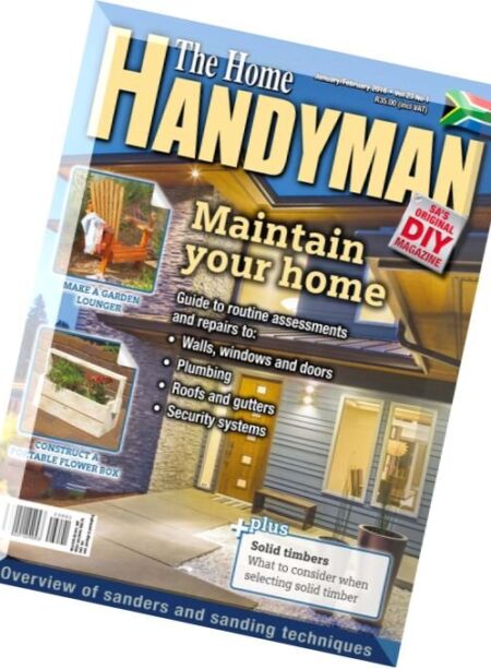 The Home Handyman – January-February 2016 Cover