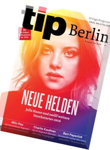 Tip Berlin – 14 bis 27 Januar 2016 Cover