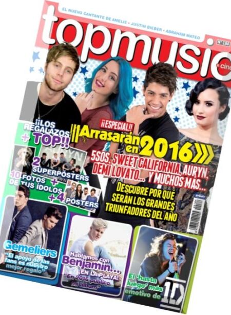 Top Music & Cine – Enero 2016 Cover