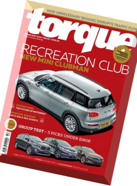 Torque Singapore – February 2016 Cover
