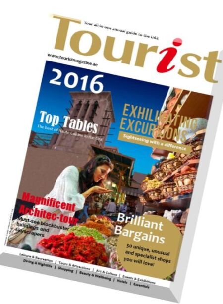 Tourist Magazine – 2016 Cover
