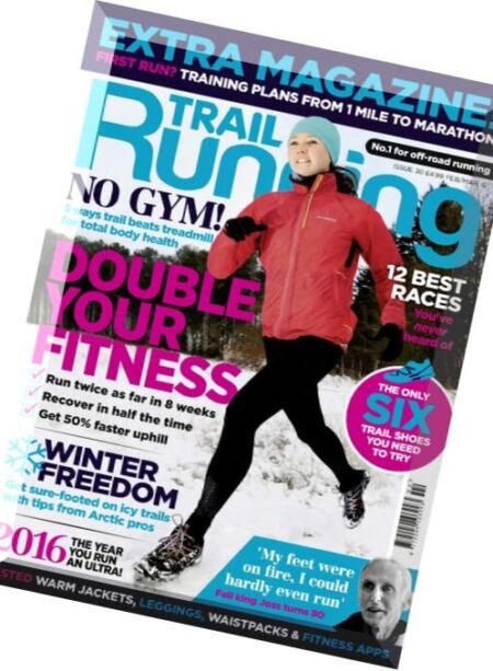 Trail Running – February – March 2016 Cover