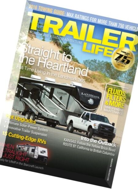 Trailer Life – March 2016 Cover