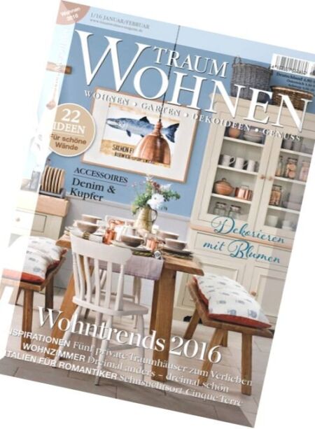 Traumwohnen – Januar-Februar 2016 Cover