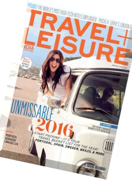 Travel + Leisure India & South Asia – January 2016 Cover