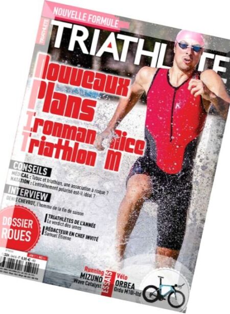 Triathlete Magazine – Janvier 2016 Cover