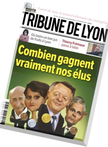 Tribune de Lyon – 11 au 17 Fevrier 2016 Cover