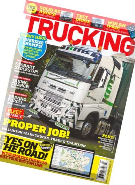 Trucking Magazine – March 2016 Cover