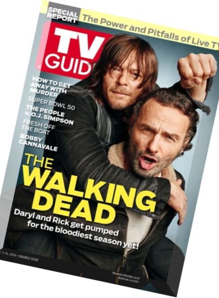 TV Guide Magazine – 1 February 2016 Cover