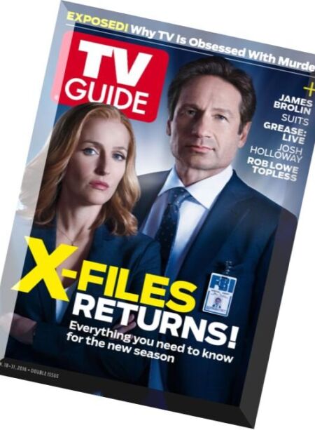 TV Guide Magazine – 18 January 2016 Cover