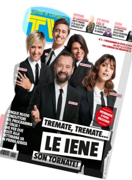 TV Sorrisi e Canzoni – 30 Gennaio 2016 Cover