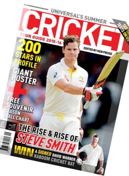 UNIVERSAL’S SUMMER CRICKET TOUR GUIDE 2015-16 Cover