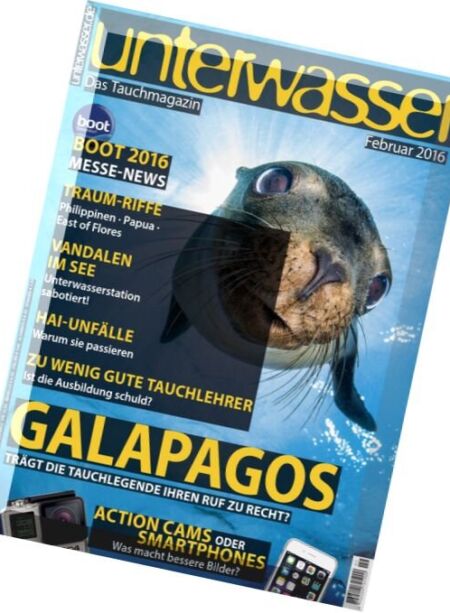 Unterwasser – Februar 2016 Cover