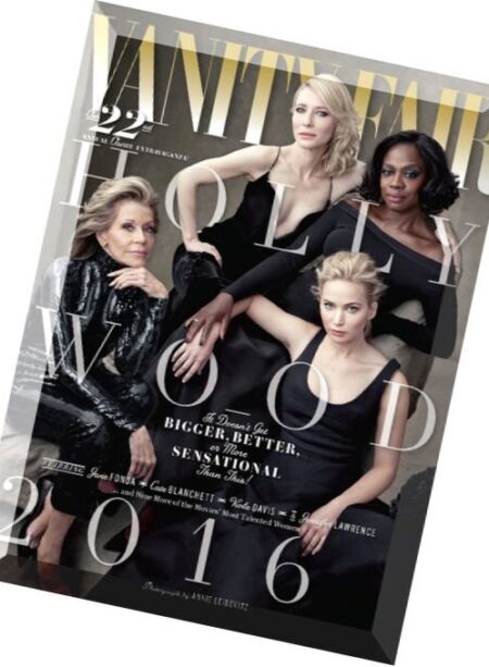 Vanity Fair UK – Hollywood 2016 Cover