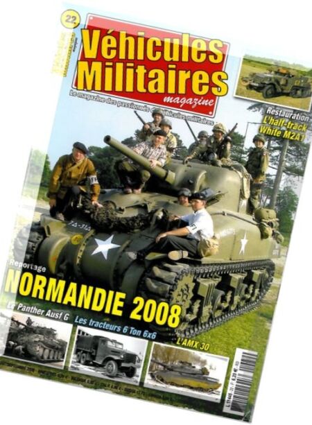 Vehicules Militaires – N 22, (2008-08-09) Cover